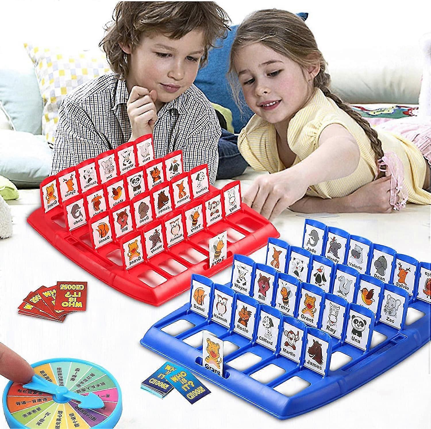 Juego ¿Quién Es? – Clásico De Lógica Y Razonamiento Con Cartas De Personajes, Para Niños Y Toda La Familia, Ideal Para Viajes Y Fiestas