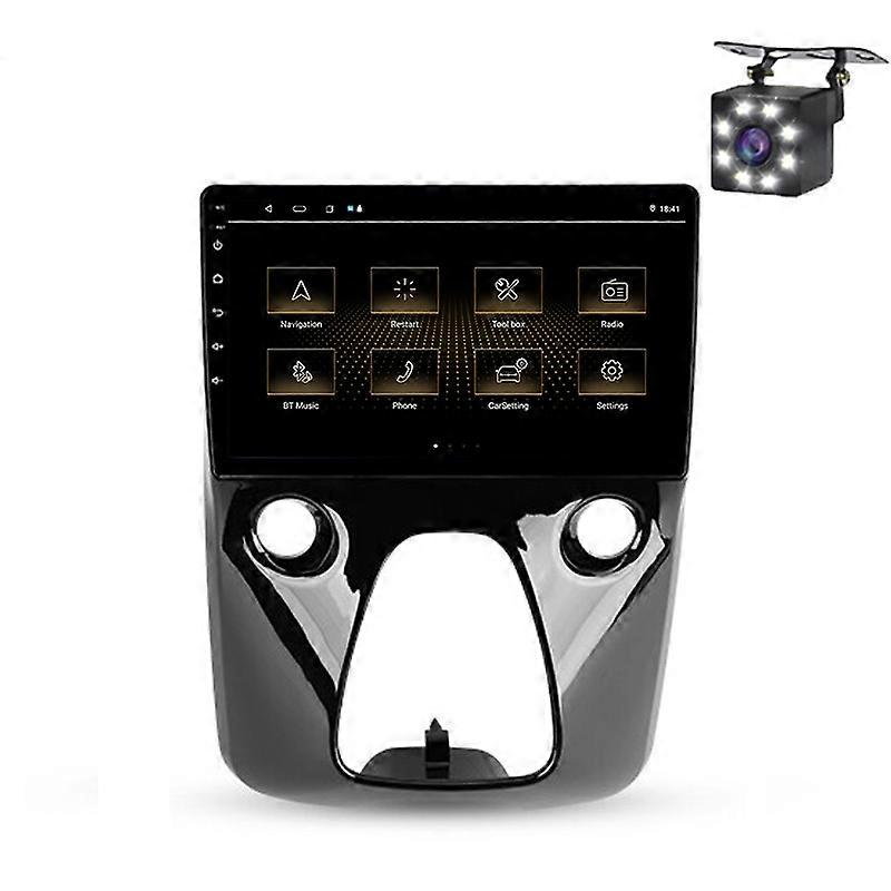 Car Radio Multimedia For Peugeot 108 Toyota Aygo B40 2014-2021  Player Carplay Navigation GPS