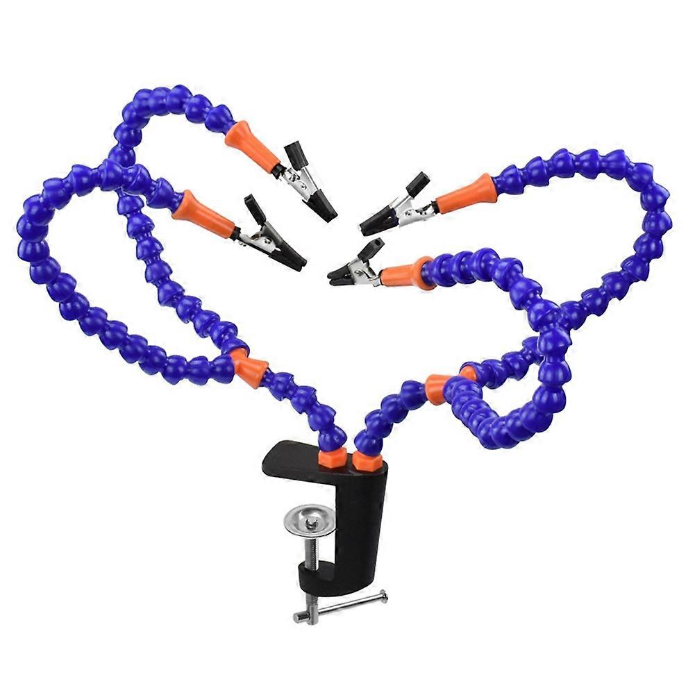 4 Pcs Flexible Arm Helping Hands Third Hand Soldering Tool PCB Holder Welding Stand for PCB Repairi