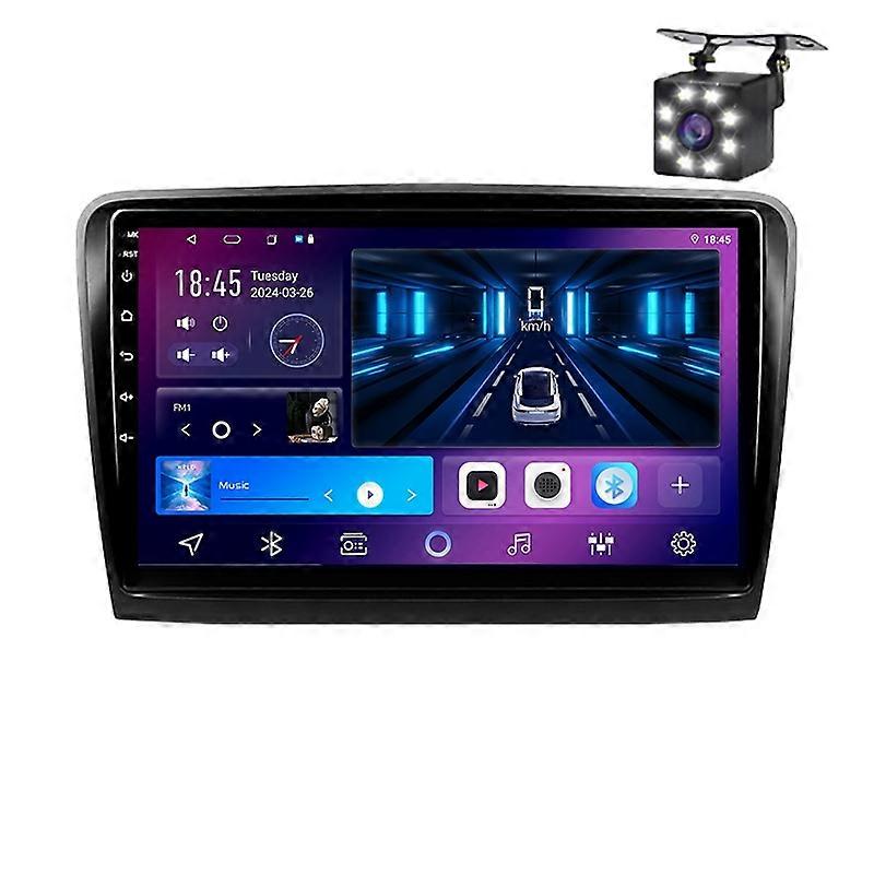 For Skoda Superb 2 B6 2008 - 2015 Multimedia Radio Wireless Carplay Navigation Android Auto