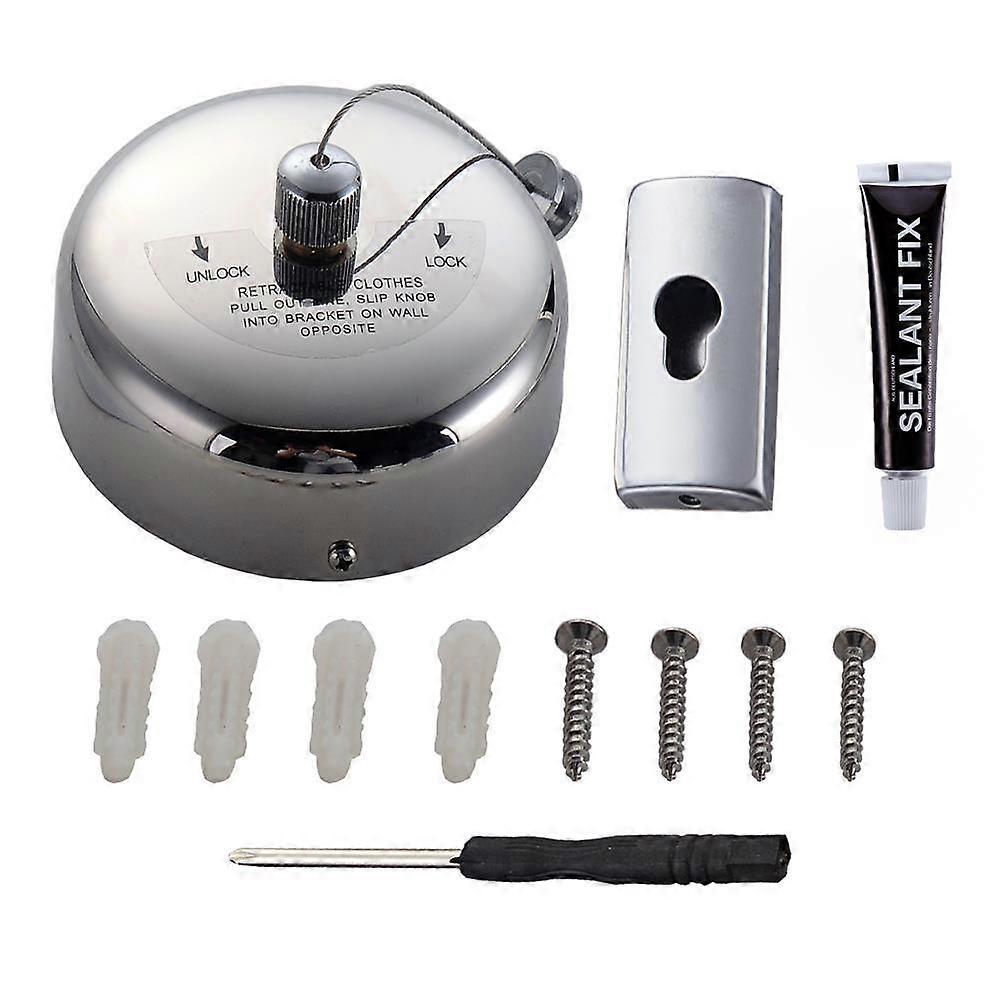 stainless steel retractable clothesline use in the balcony wall