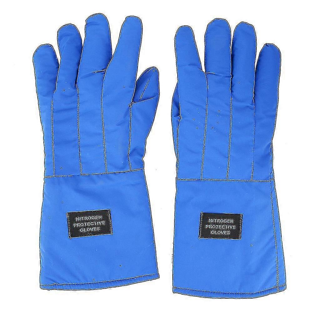 38cm Long Cryogenic Gloves Waterproof Low Temperature Resistant Liquid Nitrogen Protection