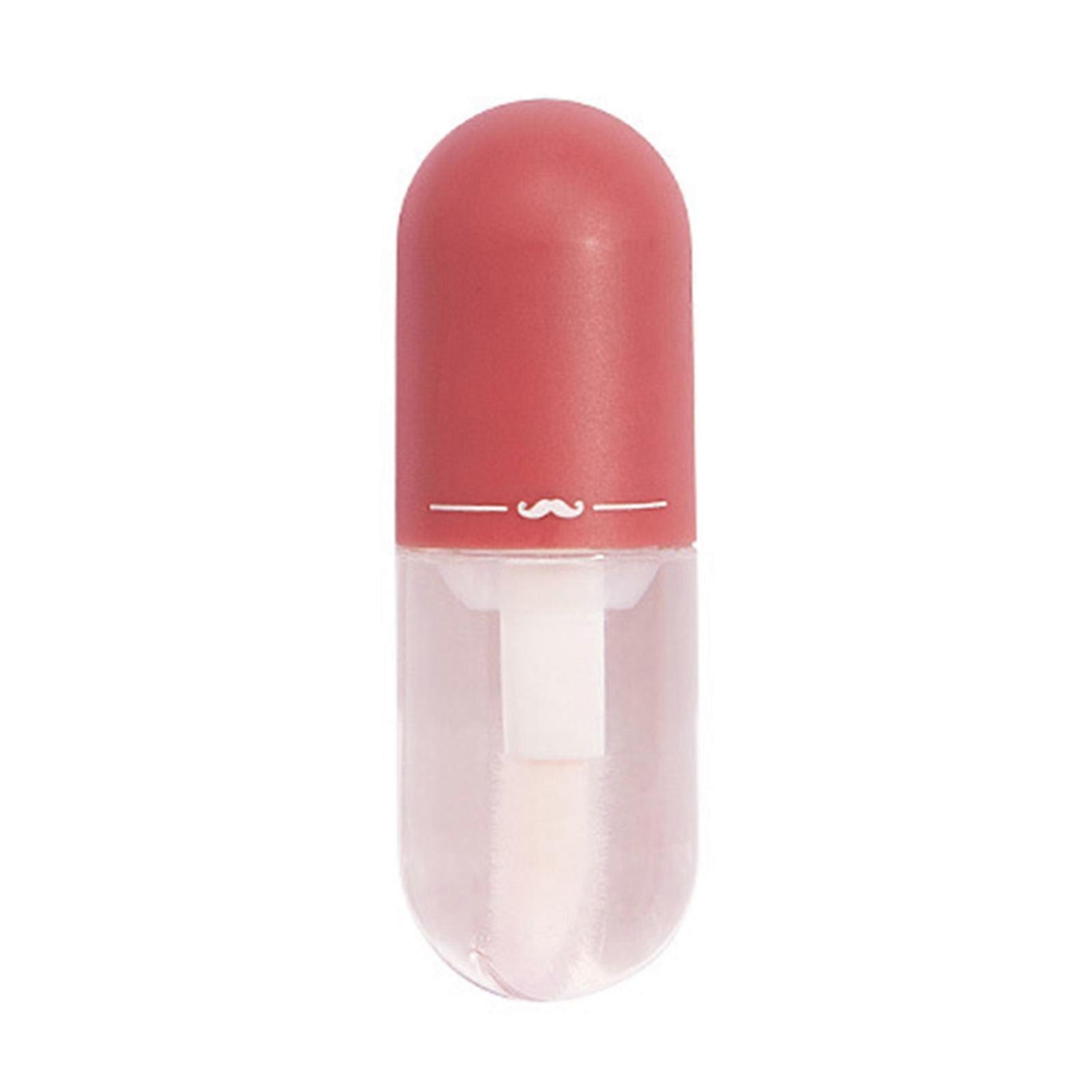 Capsule Shape Hydrating Lip Gloss High Shine Repairing Lightening Lip Lines Lip Gloss for Plumper Looking Lips