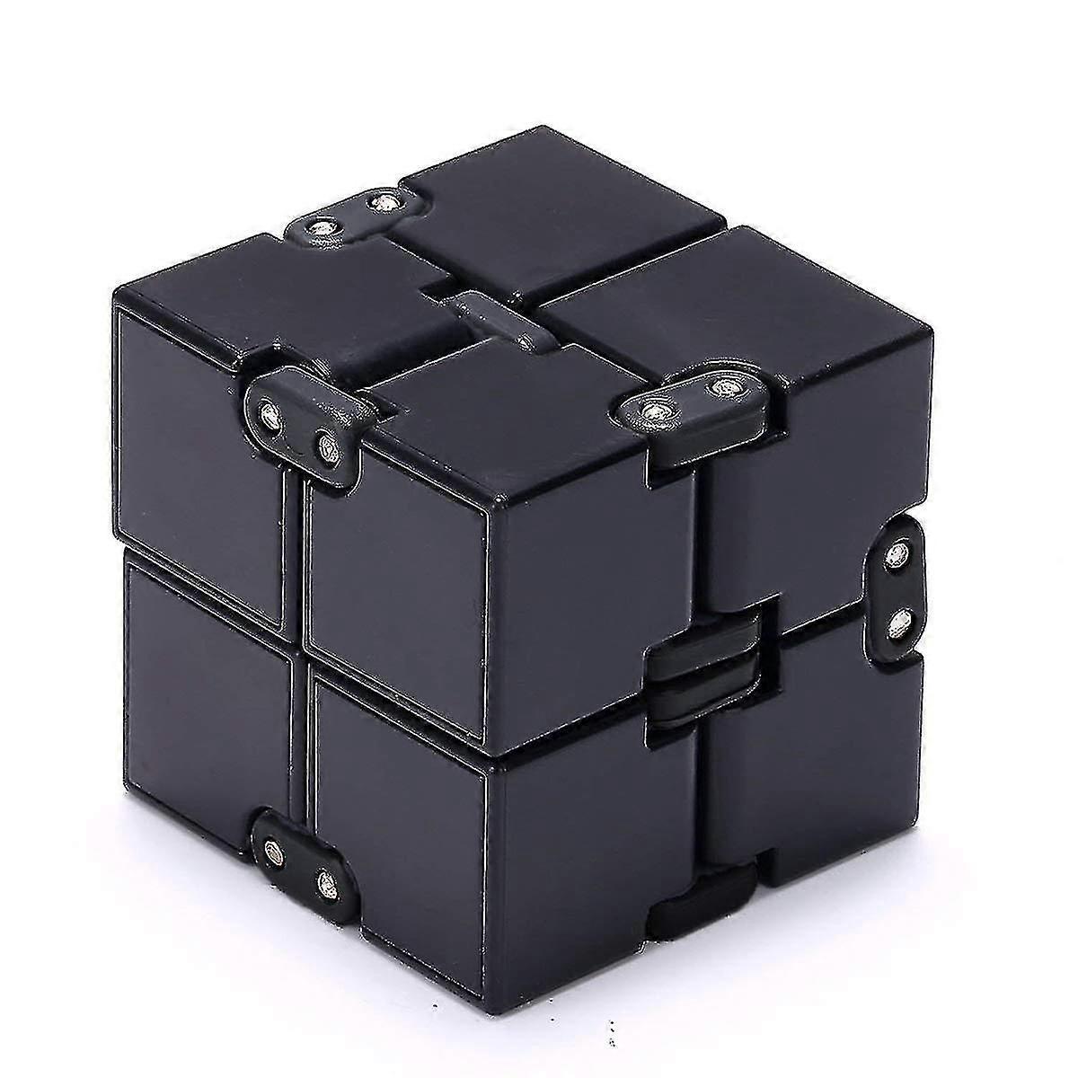 2x2x2 Infinity Fidget Cube Toy(black)