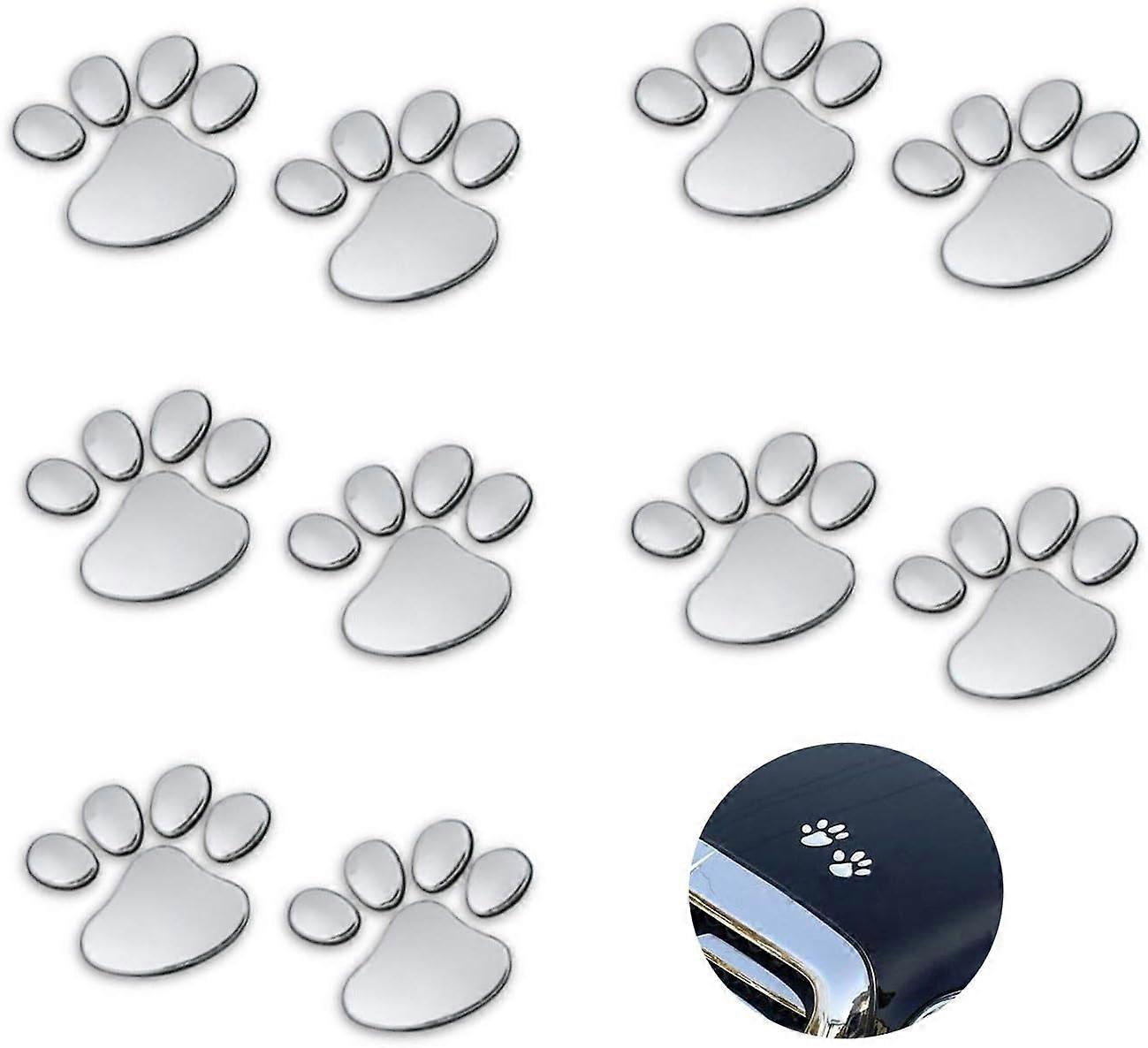 10 Pack Car Stickers (silver)
