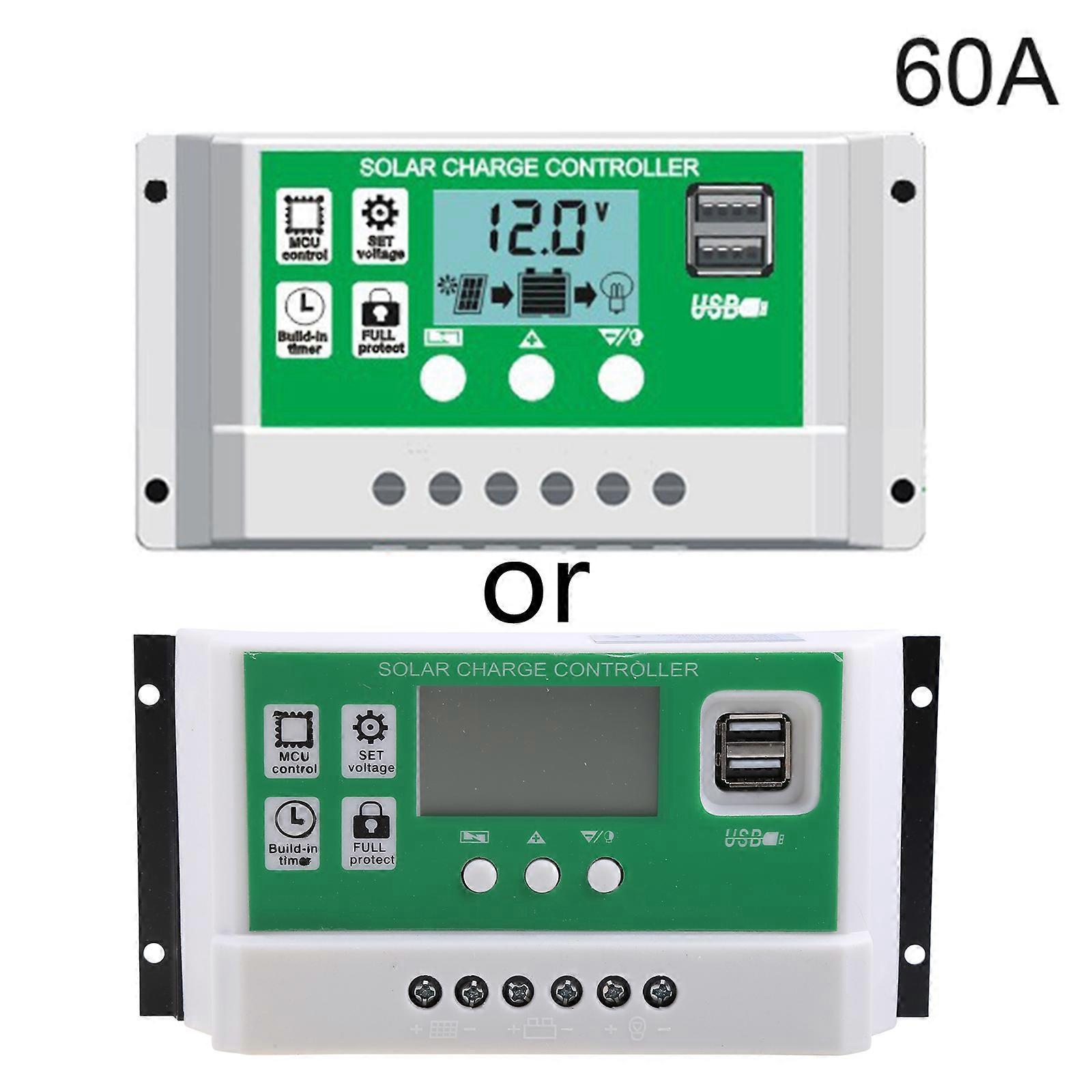 10/20/30/40/50/60A Solar Panel Intelligent Regulator Solar Charge Controller