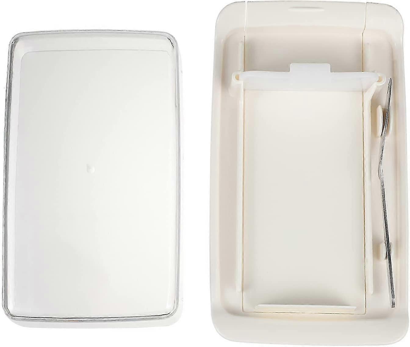 Butter Dish With Butter Spoon Box Keeper Container With Cutter Slicer Butter Box For Easy Cutting And Storage