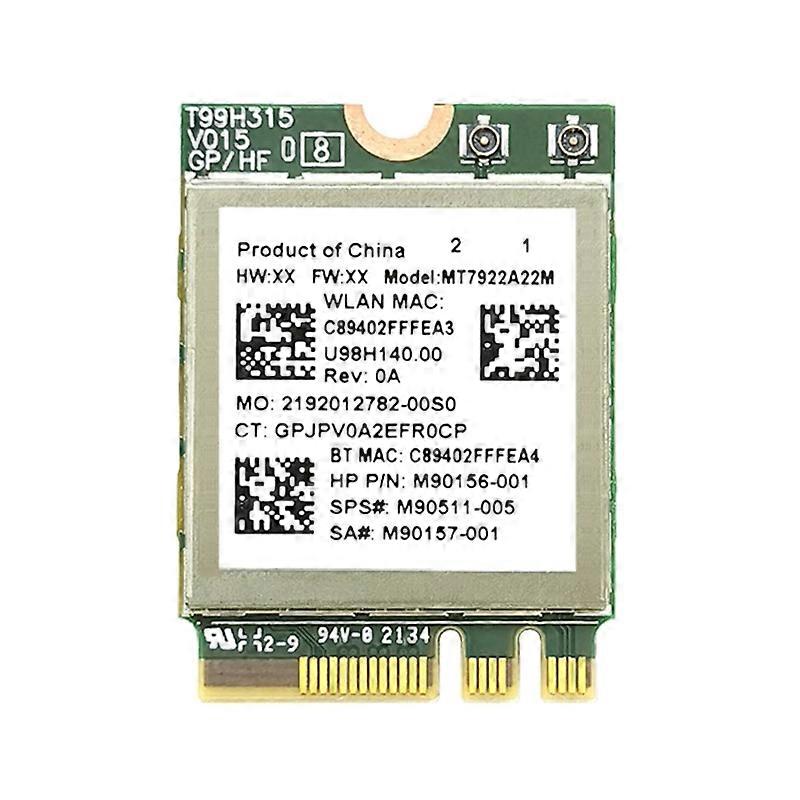 Wifi Adapter Wireless Network Card Bluetooth-compatible5.2 2.4/5/6G 2400Mbps