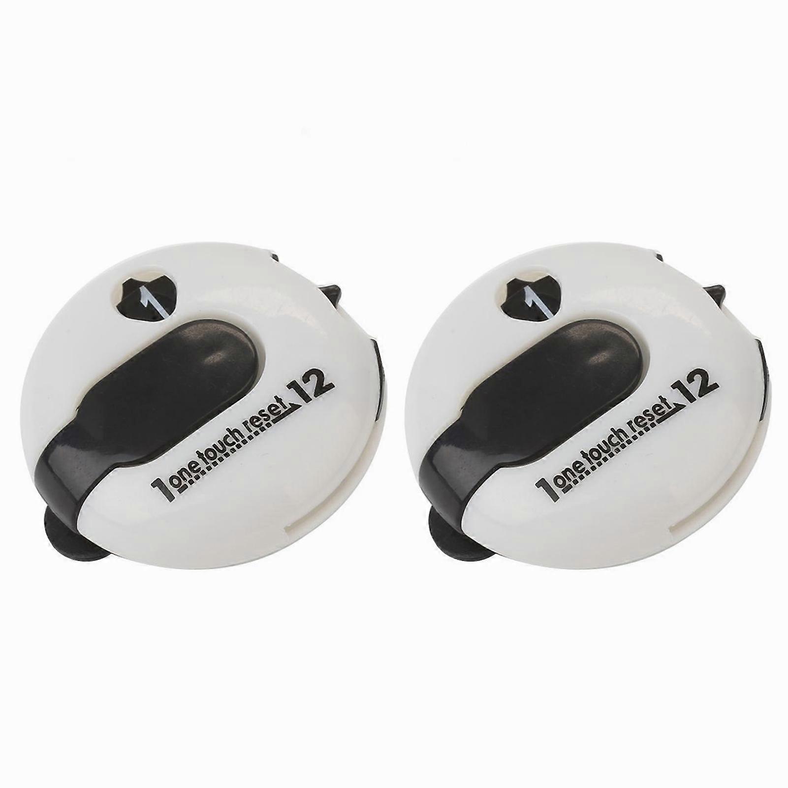 2Pcs Mini Hat Glove Clip Golf Score Counters Scoring Device Sport Accessory