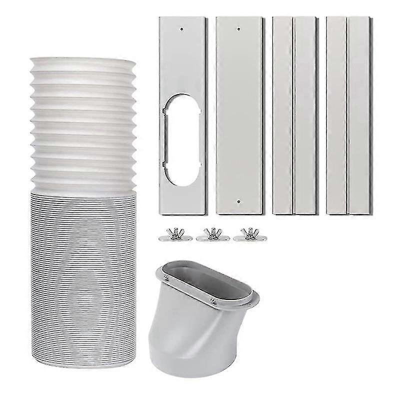 Portable Air Conditioner Vent Kit Replacement Window Seal Exhaust Hose for Unit Universal for Slidi