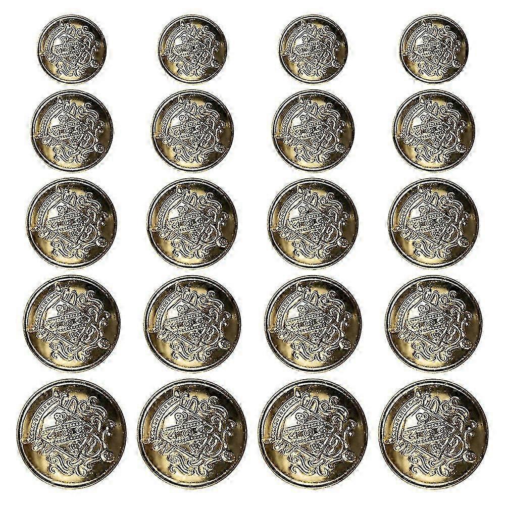 50 Pcs Jeans Buttons Suits Jacket Button Decorative Button Metal Coat Button Metal Flat Buttons