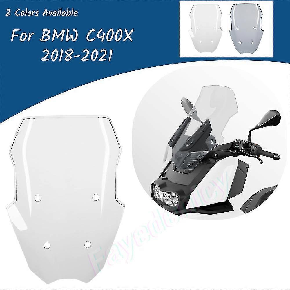 Exquisite C400 X Windshield Windscreen Deflection Protector For Bmw C400x 2018 2019 2020 2021 Motorcycle Wind Deflector Shield Screen