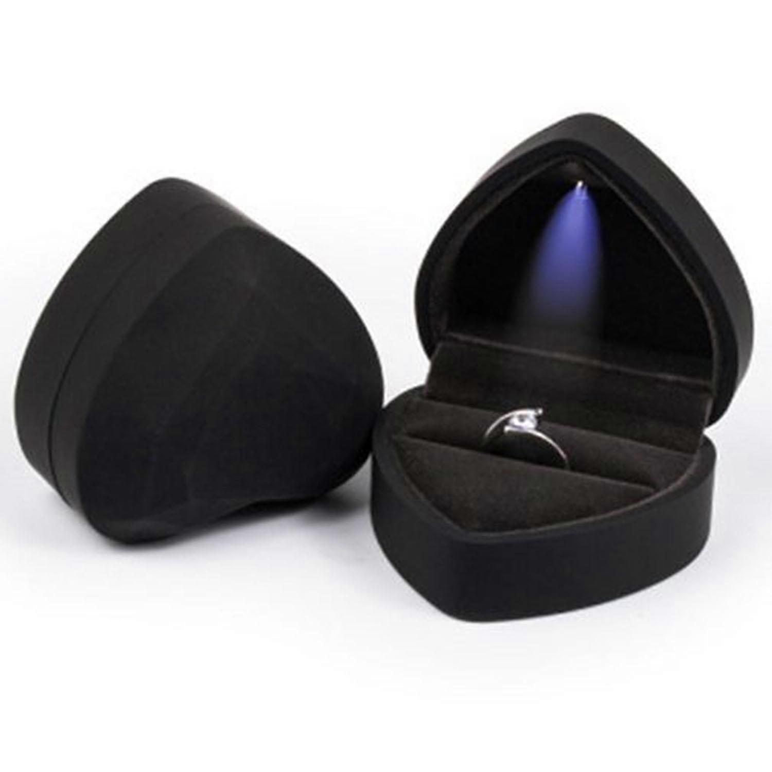 black packaging box ring box