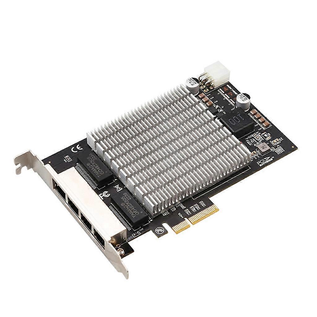 כרטיס רשת 2.5G בעל ארבע יציאות, 2500Mbps וספק כוח POE של 4x30W עד 100M i226
