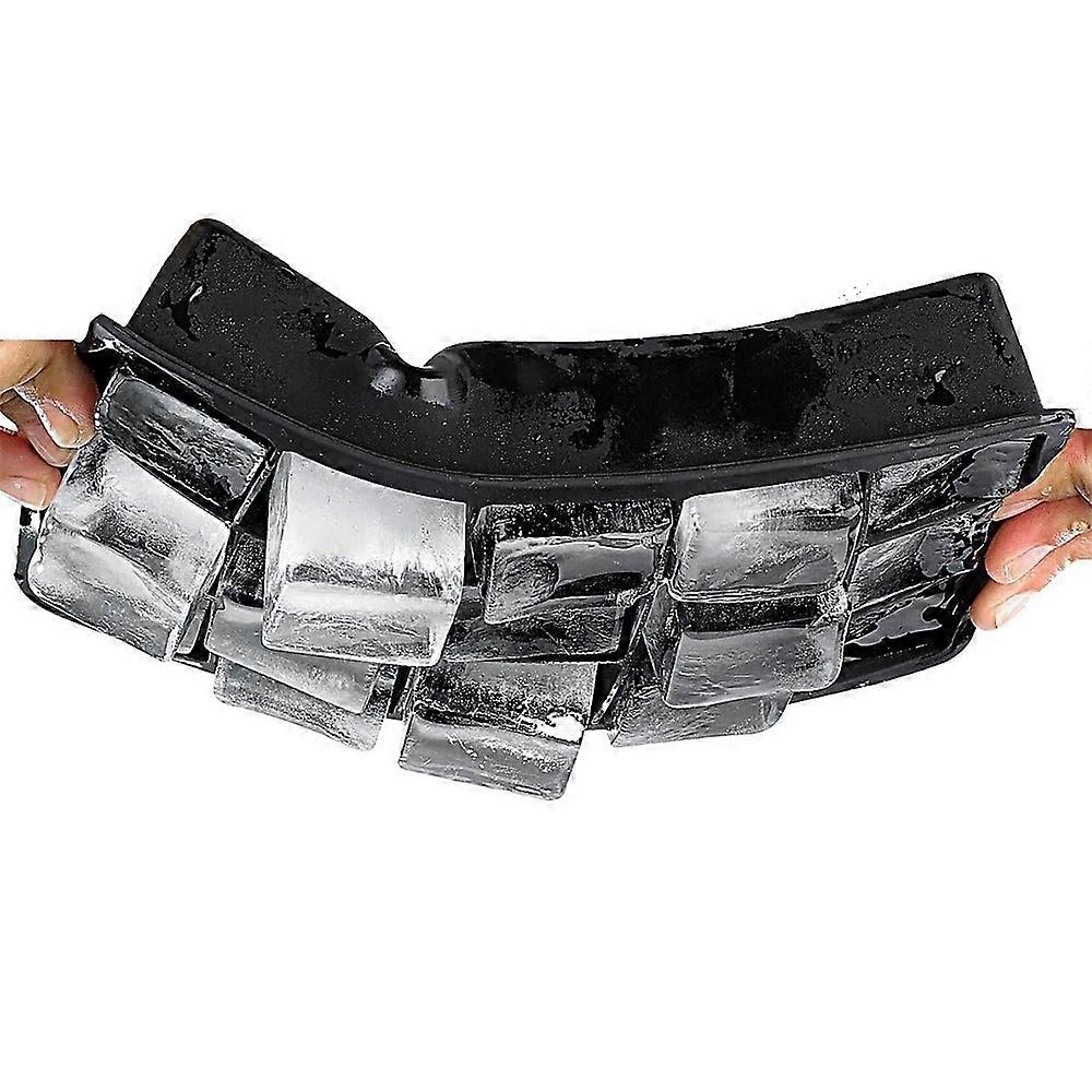 Ice Cube Trays, 15-Cavity Silicone Ice Cube Molds -Ice Tray Stackable Easy ReleaseIce for Cocktail