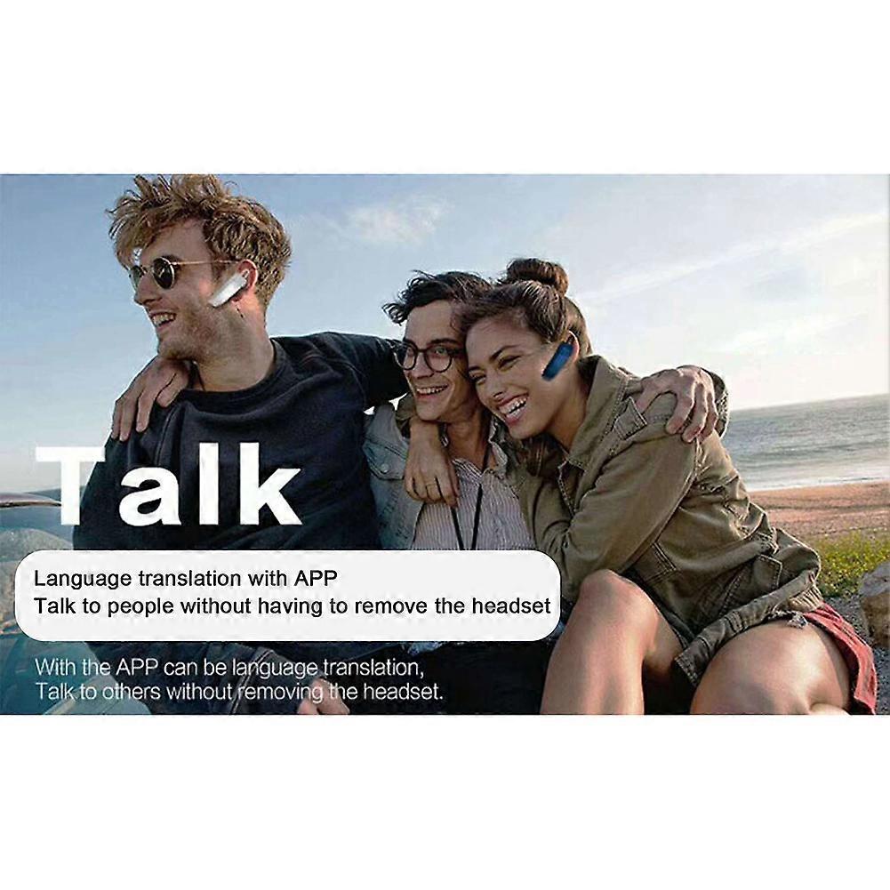 Smart Voice Translator Multi Languages Instant Translate Earbuds Wireless Bluetooth Translator Earphone Business Voice Translator