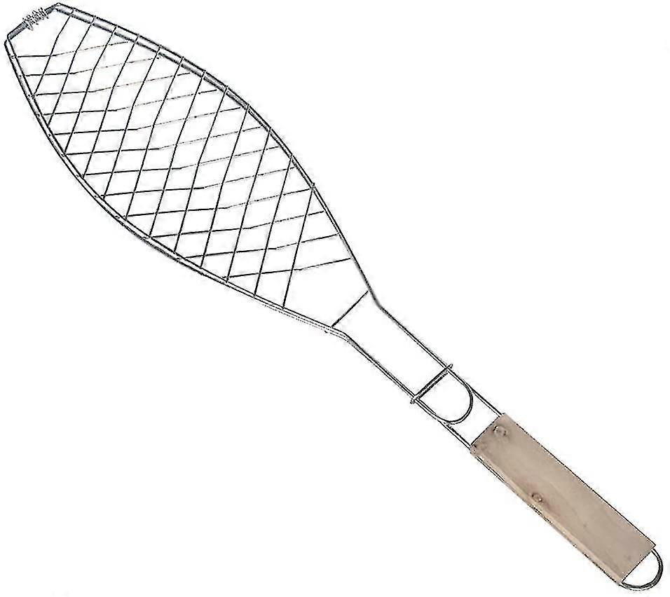 Fish Grill Basket Basket With Locking Grill Handle, Fish Up To 18in