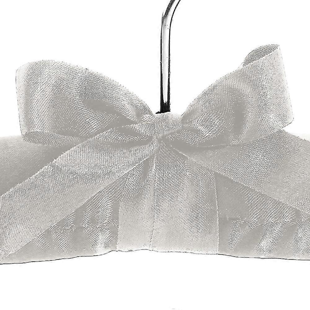 Confezione da 5 appendini imbottiti in raso