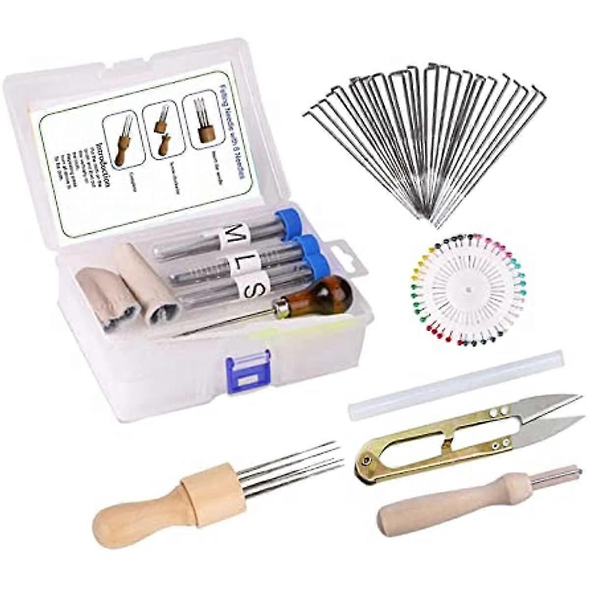 Segolike 109pcs Felting Tools With Scissors Storage Box Beginner Felting Wool_s