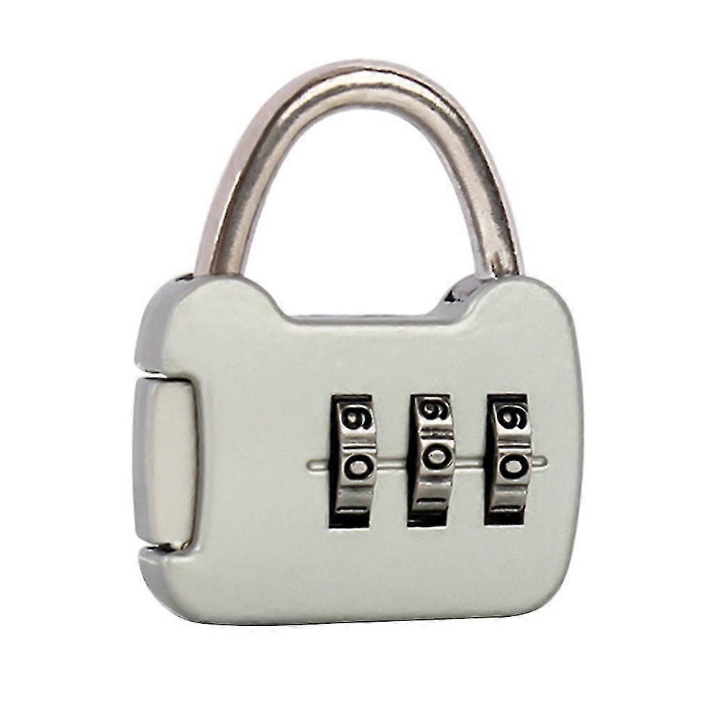 3 Digit Combination Password Bicycle Lock Alloy Suitcase