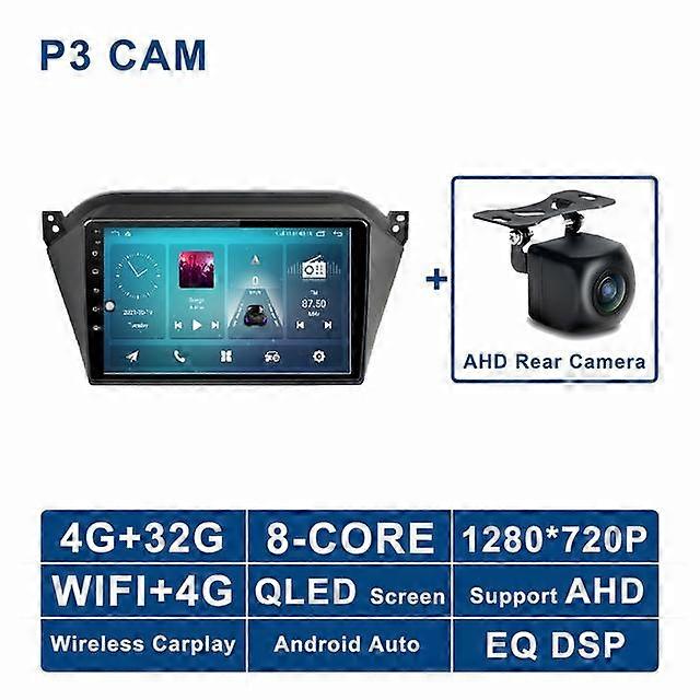 Android 11 For JAC Refine S2 2015 - 2018 Car Radio Multimedia System Player Stereo GPS Navigation Carplay DSP QLED Androidauto