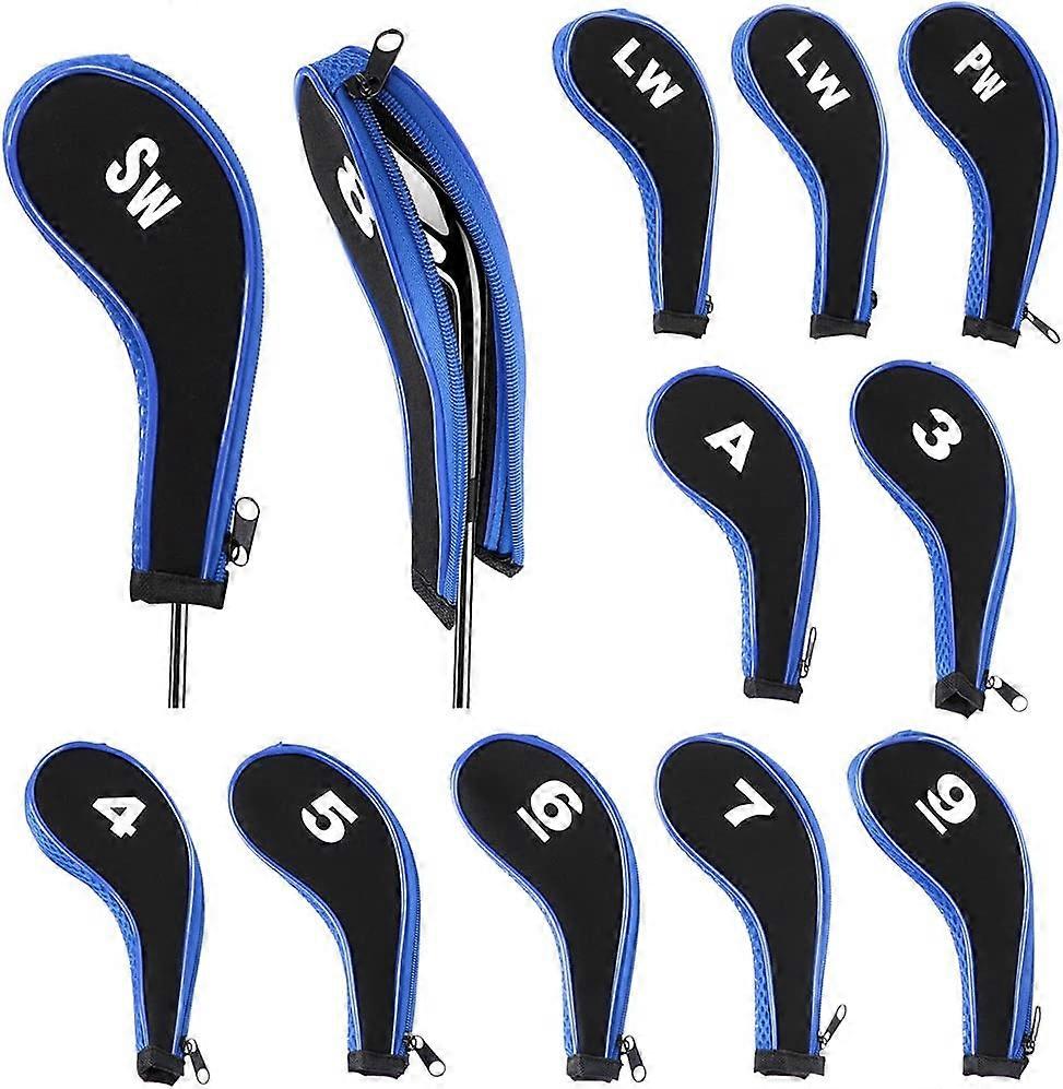 Golf Club Head Cover with Zipper for Titleist, Callaway, Ping, Taylormade, Cobra, Nike