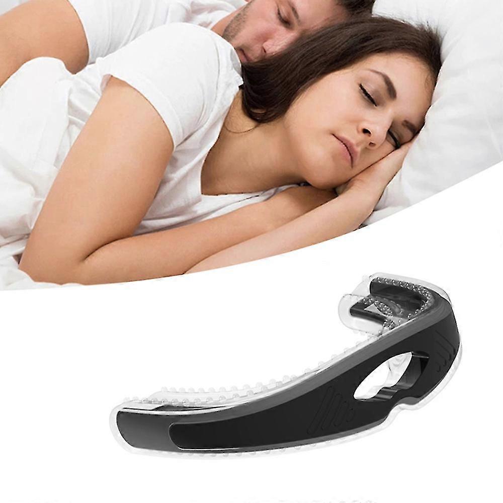 Stop Snoring Solution Adjustable Snore Guard Stopper, Anti Snoring Devices black