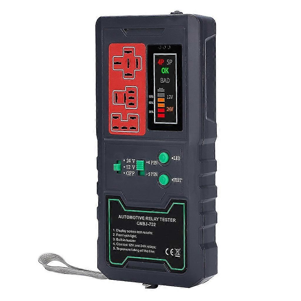 Car Electronic Relay Tester Voltage-diagnostic Tool 4 Pin 5 Pin Battery Checker