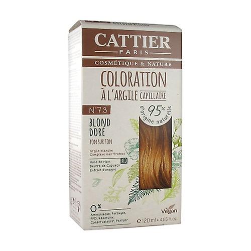 Semi-permanent white clay dye 7.3 golden blonde (120 ml tube + 8 ml mask + gloves + explanatory leaflet) 1 unit