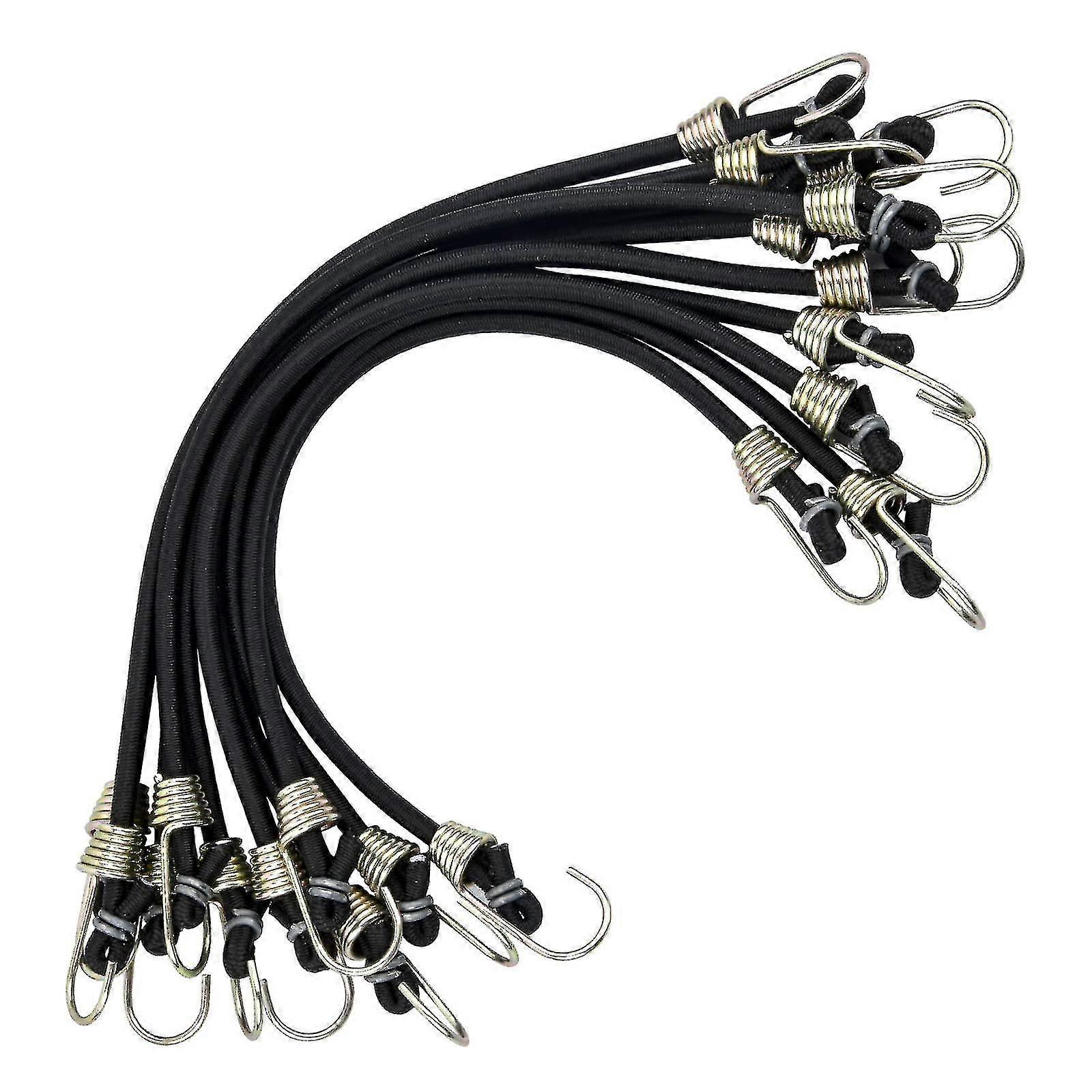 10 Pieces Bungee Cords With Mini Bungee Hooks Universal Heavy Duty Bungee Cords Bungee Cords With He