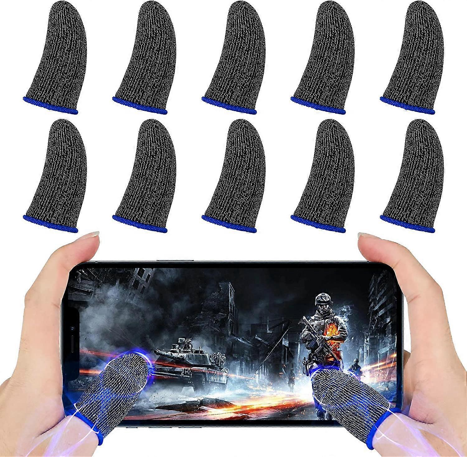 Finger Sleeve Sets for Gaming Mobile Game Controller Thumb Sleeves