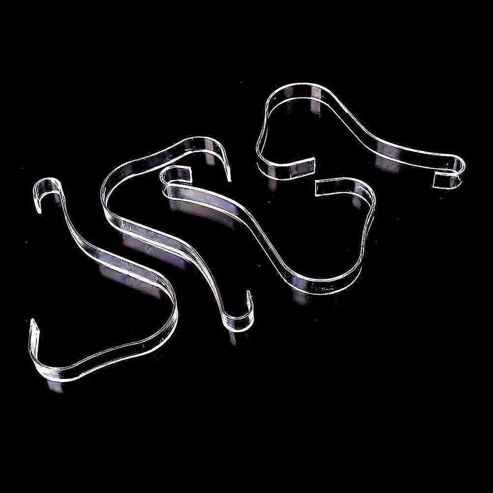 4pcs/lot Women's Fashion Clear Elastic Plastic Women's Sandals Show Holder Shoe Display Stand Rack