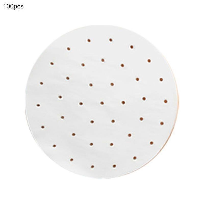 100Pcs/Set Steamer Paper More Thicken Non-stick Paper Practical Food-grade Steamer Paper Pad for Home