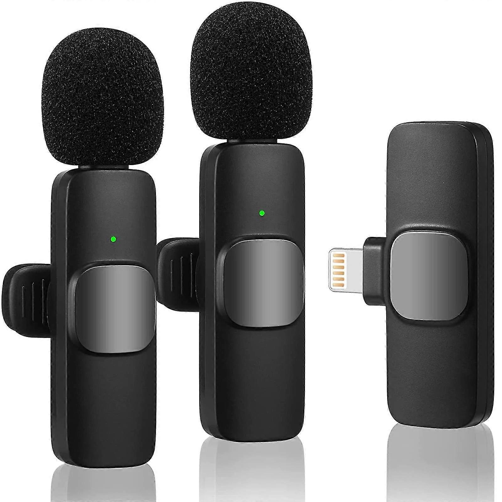 Wireless Microphone For Iphone Ipad Wireless Lavalier Microphone With Noise Reduction