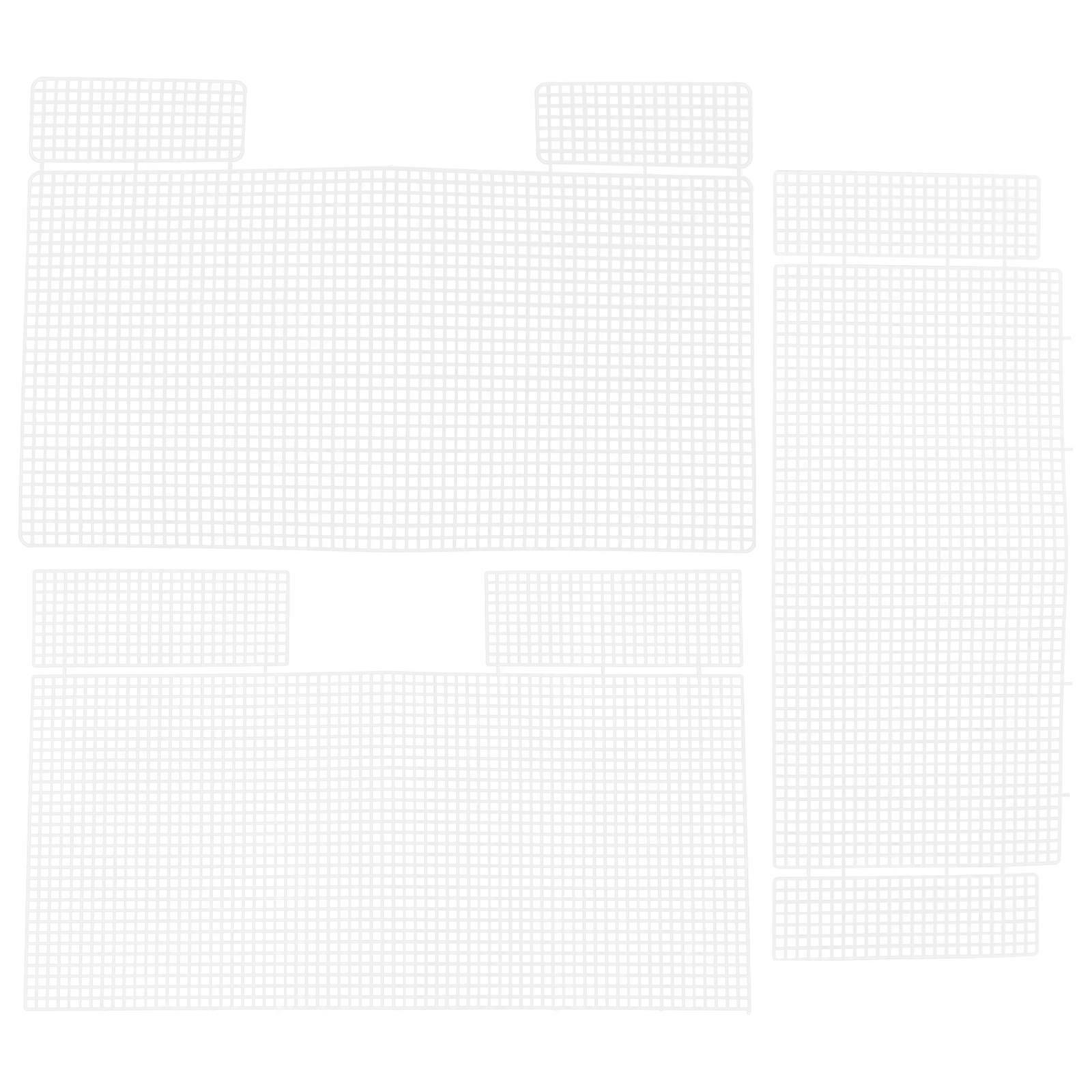 3 Sheets of Plastic Mesh Sheets DIY Bag Mesh Sheets DIY Knitting Bag Material