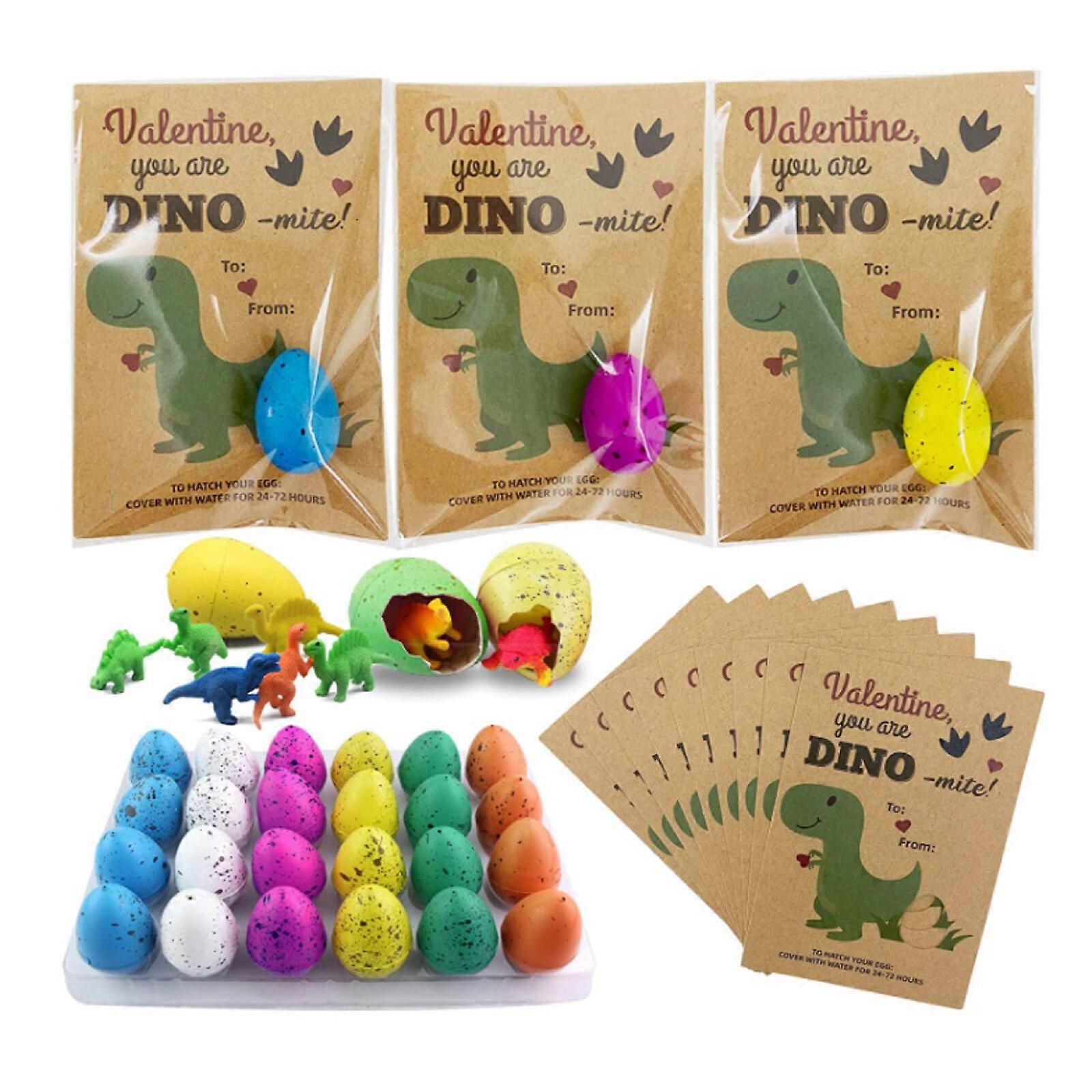 24Pcs Easter Dinosaur Hatching Eggs Dinosaurrowing Eggs Toy