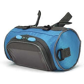 Borsa da manubrio per bicicletta-blu