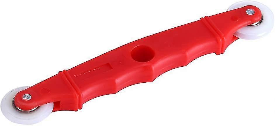 Screen Door Window Installation Nylon Wheels Handle Spline Roller Rolling Tool (4pcs, Red)