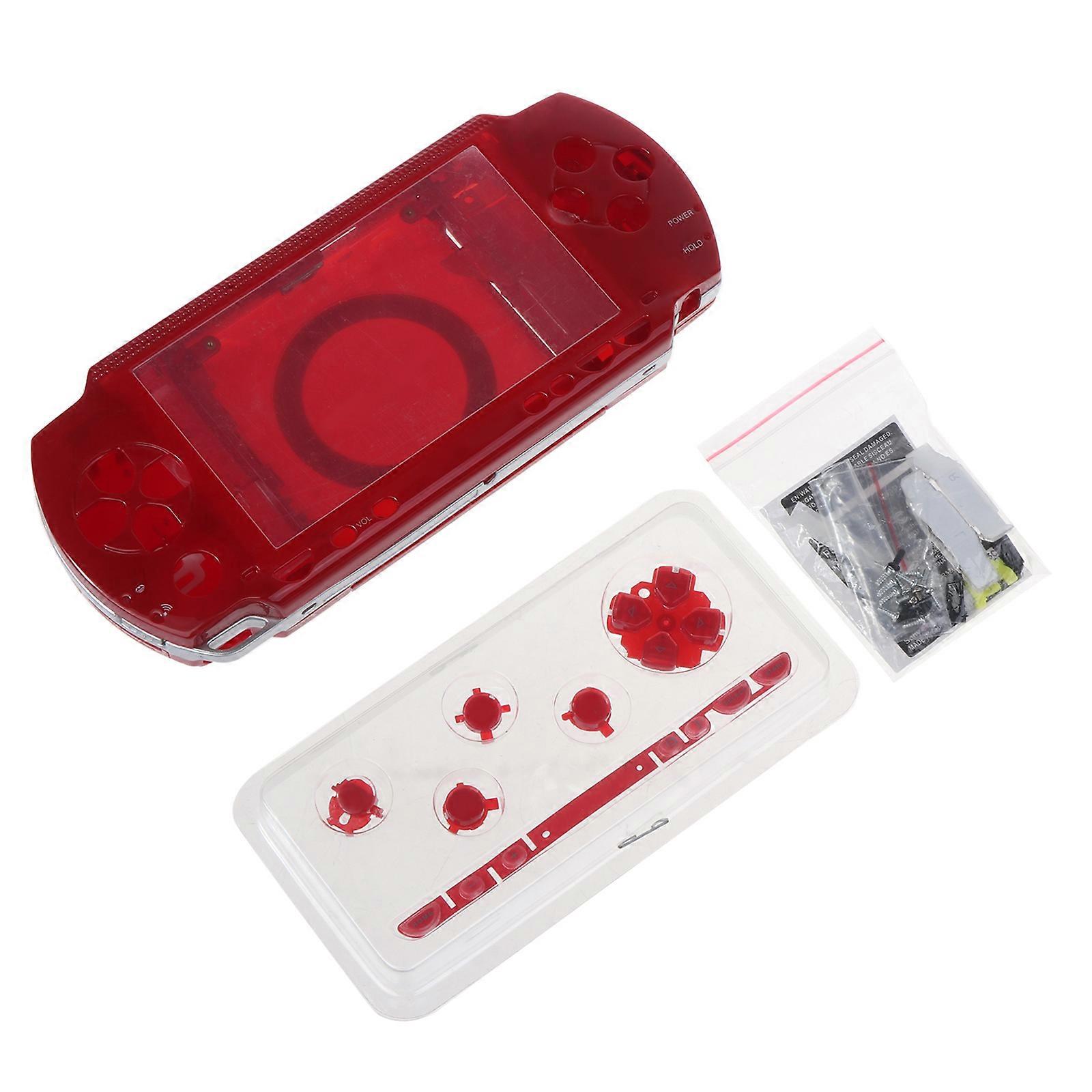 Game Console Replacement for Shell PC Cover with Button Durable Housing for PSP1