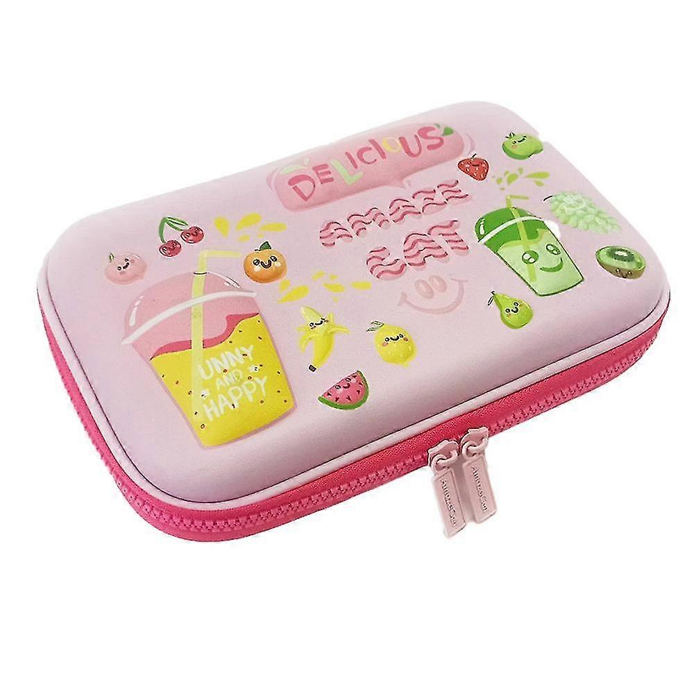 Pencil Box, Holds Up Pens, Durable Storage Pen Container , Secure Zipper Closure