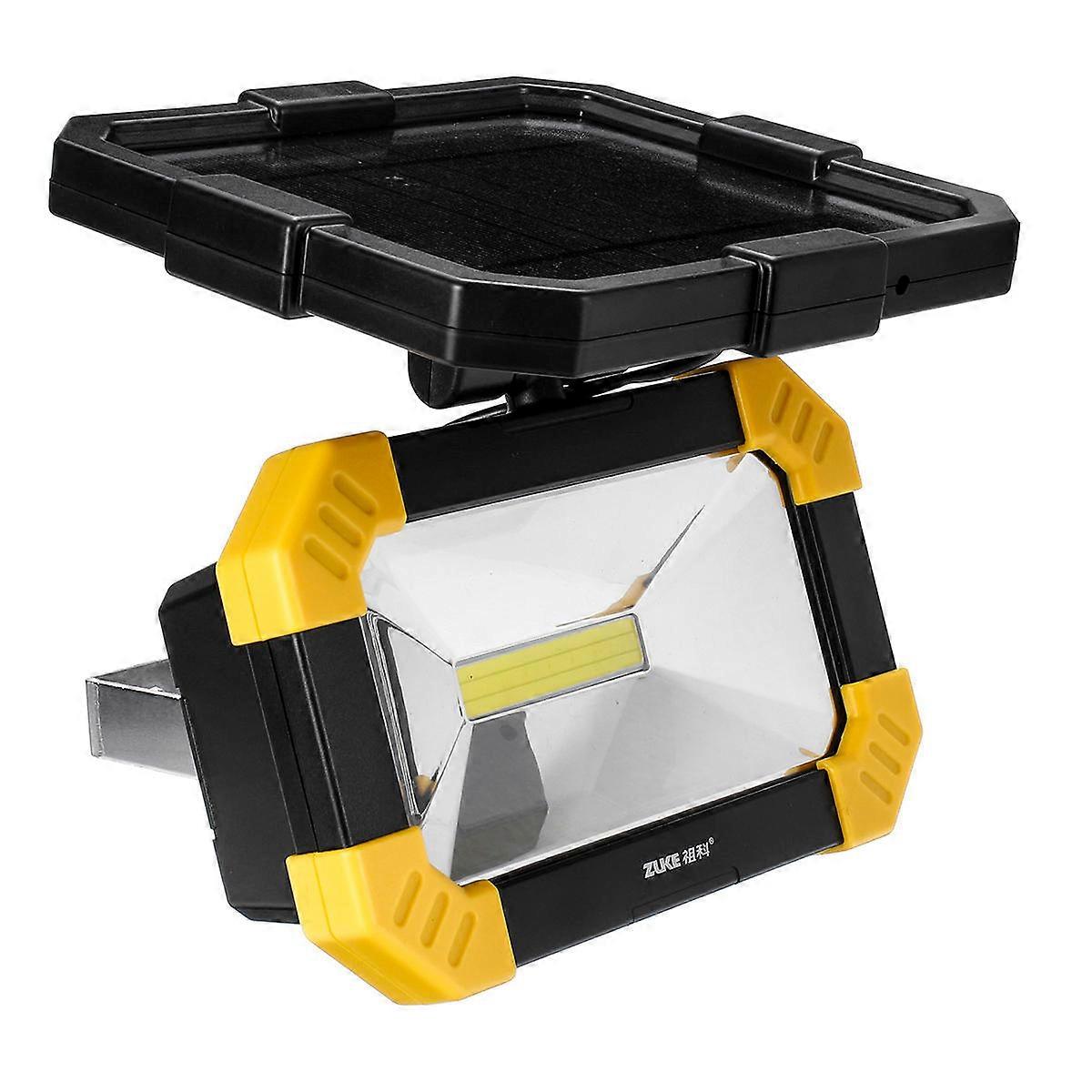 Foldable Solar Cob Light Multifunction Waterproof Camping Yard Garden Emergency