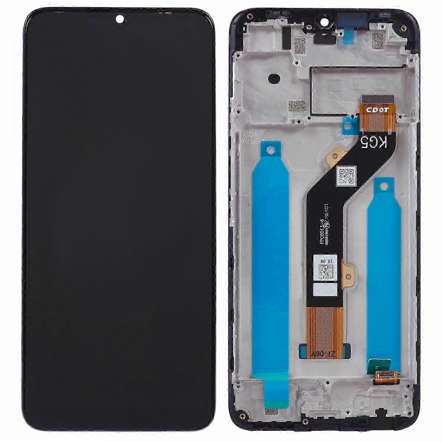 Compatible TECNO Pop 5 LTE 4G BD4 Grade C LCD Screen and Digitizer Assembly + Frame Replacement Part (Witho