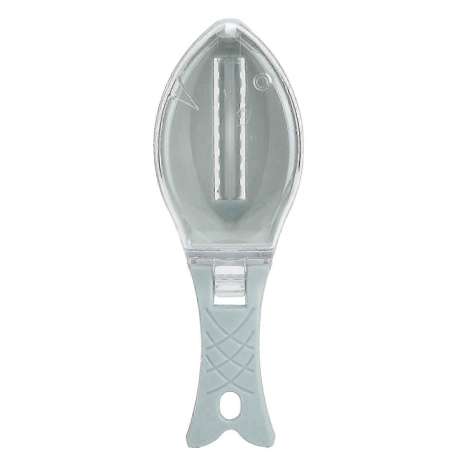 Scale Scraper Manual Lightweight Remove Fish Scales Remover Removing Tool Kitchen SuppliesBlue