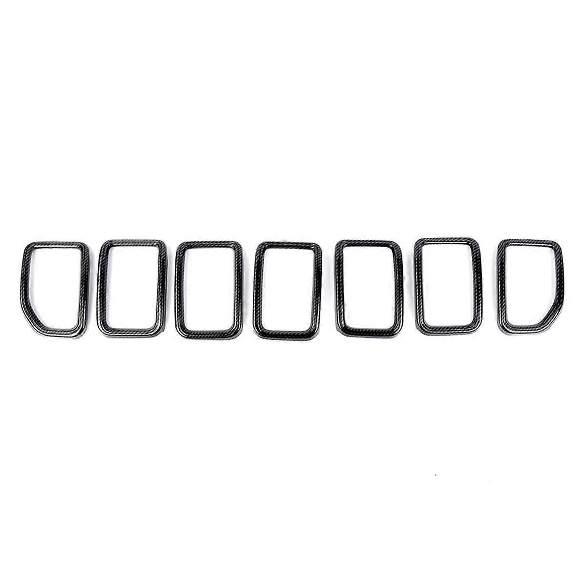 Front Grill Mesh Inserts Grille Kit for Grand 2022 Grand L 2021-2022 Accessories ABS Carbon Fiber