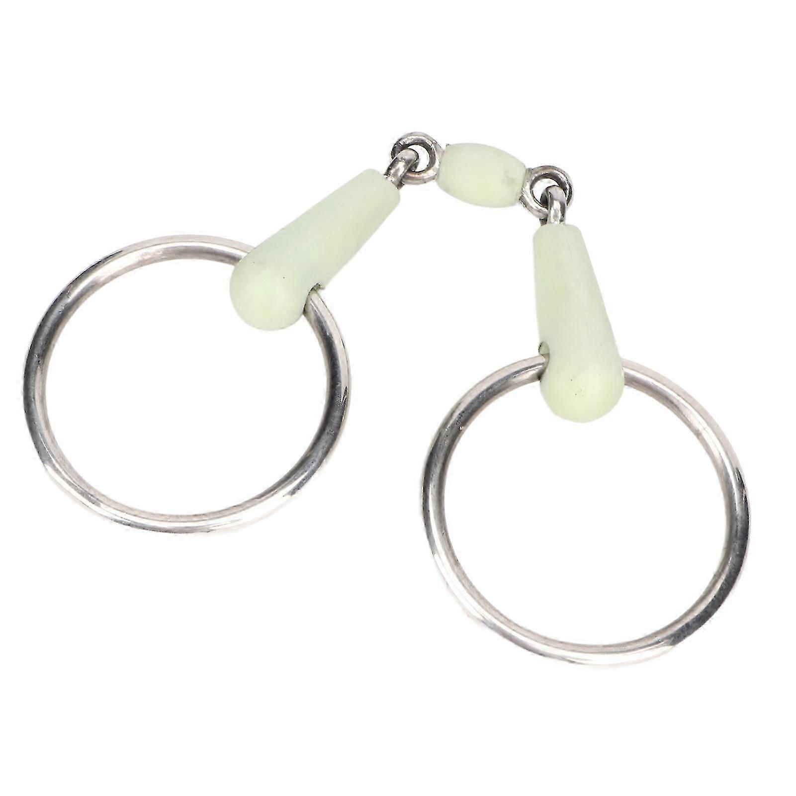 At Ağzı Bit Paslanmaz Çelik Halka Orta Kauçuk Elma Lezzet Pas Direnci Gevşek Halka At Ağzı Bit