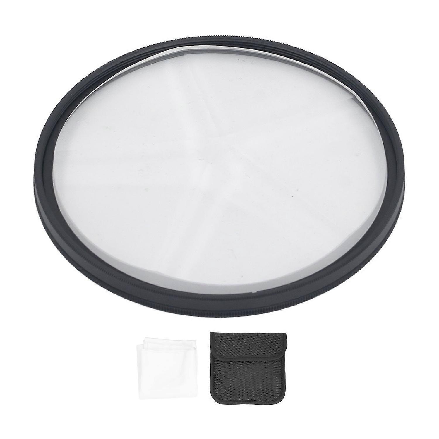 77MM Pentaprism Filter Special Effect Prism Variable Subject Quantity Photography Lens Filter for Di