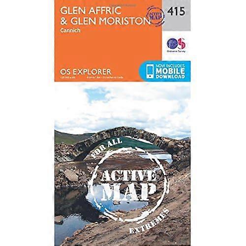 OS Explorer Map Active (415) Glen Affric and Glen Moriston (OS Explorer Active Map)