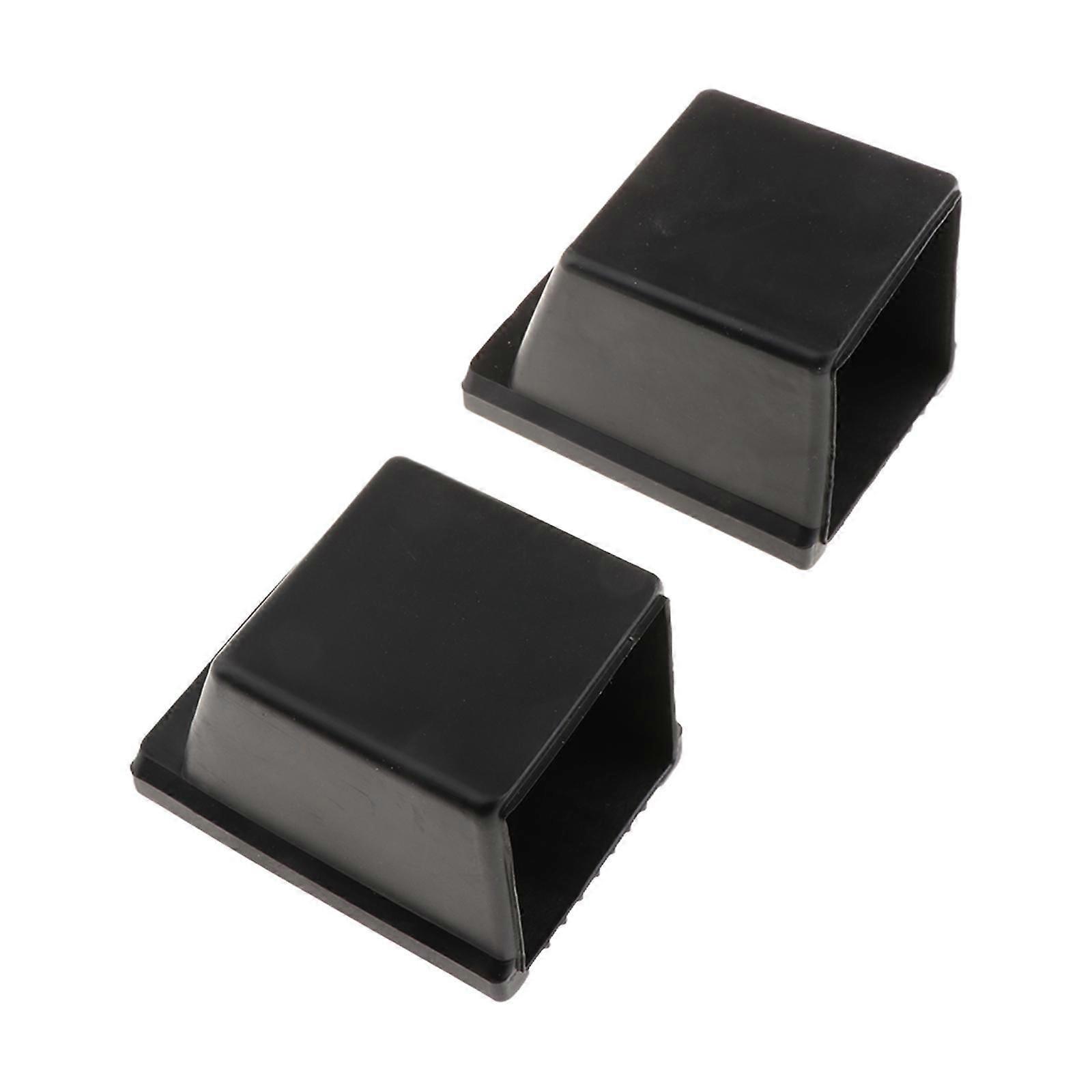 2 τεμάχια τετράγωνο κάλυμμα σωλήνων εξοπλισμού γυμναστικής ΚΑΠ άκρων για το ανθεκτικό γυμναστήριο δωματίου τύπου Α