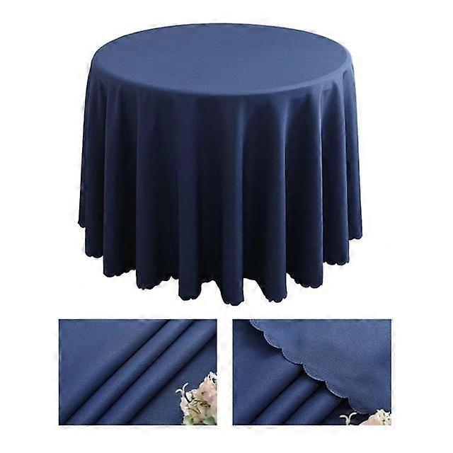 Banquet Table Cloth Round Wedding Tablecloth Polyester Tablecloths For Dining Table Home Hotel Restaurant Table Cover Decor
