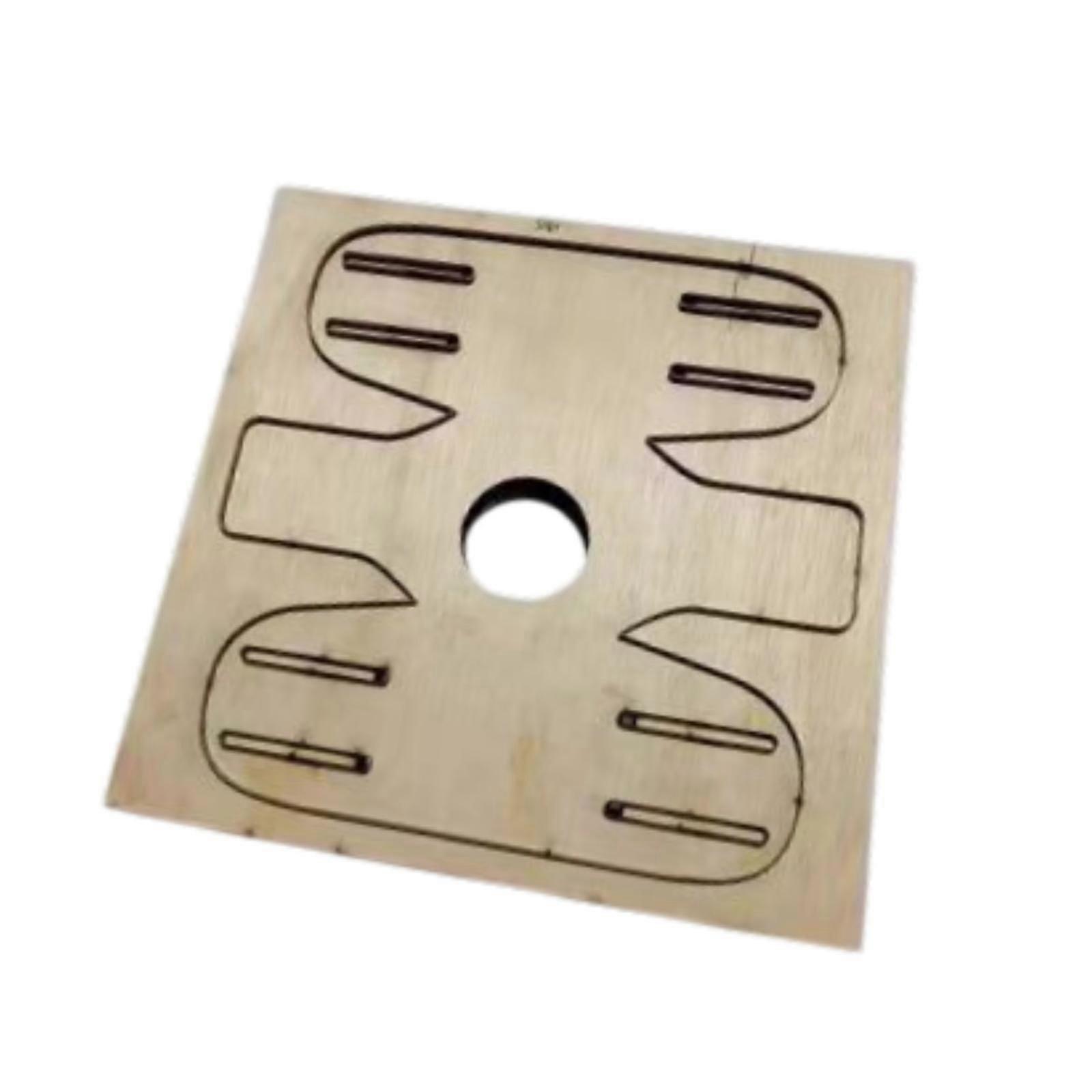 Trä Förvaringsväska Skärform Slitstark Läder Skärformar för Tyg DIY